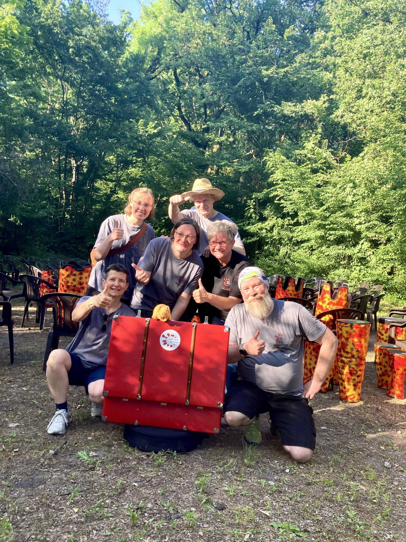 Ricarda Raabe und ihr Team von Lust auf Trommeln 2025